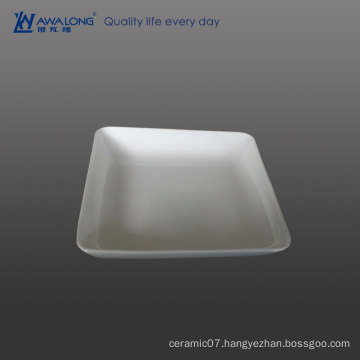 For Restaurant Bulk All White Blank Custom Made Ceramic Deep Dinner Plates